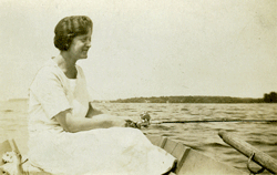 My Mother. She also loved to fish.
